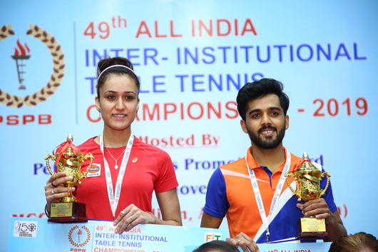 Sanil proves left is right; Manika snatches her 3rd title
