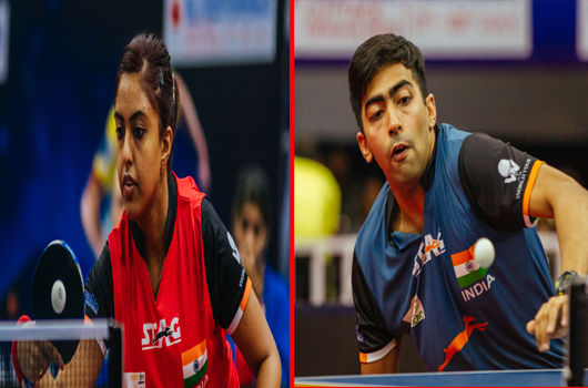 7 out of 7: Indians complete golden sweep  Harmeet and Ayhika emerge singles winners